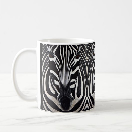 Wildzebra Kaffeetasse (Links)