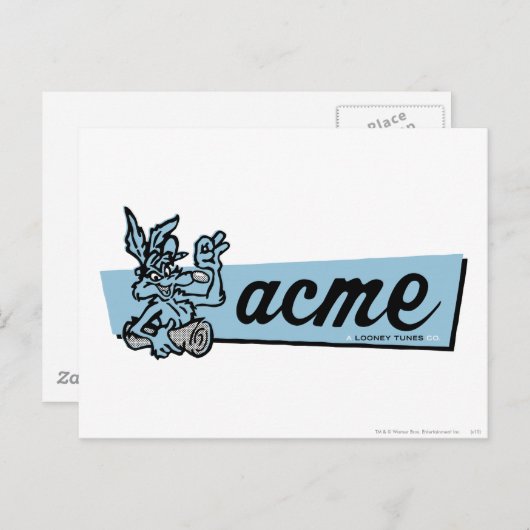 WILE E. COYOTE™ Acme 4 Postkarte (Vorne/Hinten)