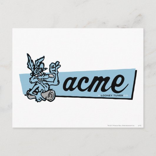 WILE E. COYOTE™ Acme 4 Postkarte (Vorderseite)