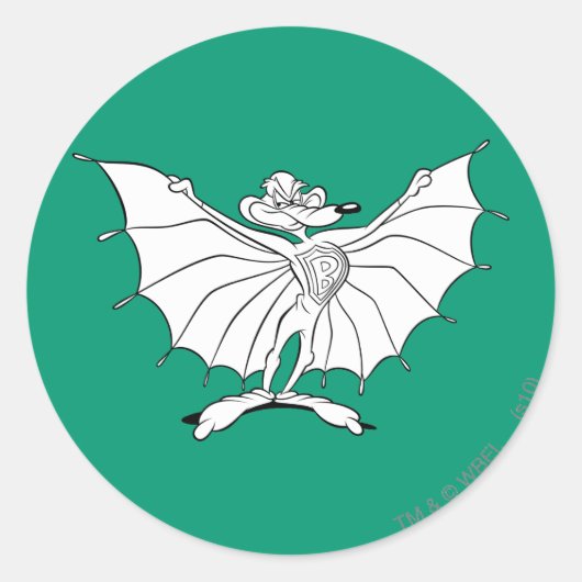 WILE E. COYOTE™ Acme Products 8 Runder Aufkleber (Vorderseite)