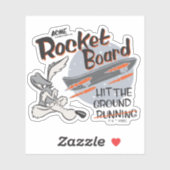WILE E. COYOTE™ ACME Raketenskateboard Aufkleber (Blatt)