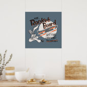 WILE E. COYOTE™ ACME Raketenskateboard Poster (Küche)