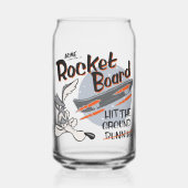 WILE E. COYOTE™ ACME Rocket Board Dosenglas (Vorderseite)