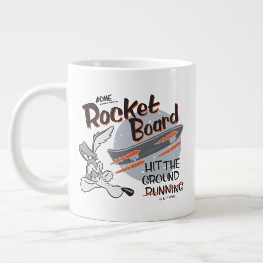 WILE E. COYOTE™ ACME Rocket Board Jumbo-Tasse (Links)