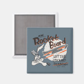 WILE E. COYOTE™ ACME Rocket Board Magnet (Vorderseite/Rückseite)