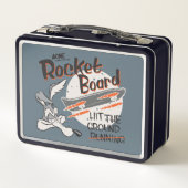 WILE E. COYOTE™ ACME Rocket Board Metall Brotdose (Rückseite)