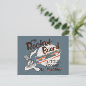 WILE E. COYOTE™ ACME Rocket Board Postkarte (Stehend Vorderseite)