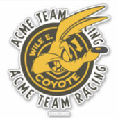 WILE E. COYOTE™ Acme Team Racing Aufkleber (Vorderseite)