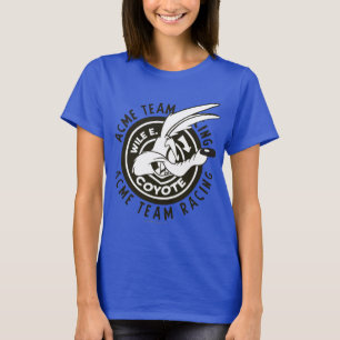 Wile E. Coyote Acme Team Racing B/W T-Shirt