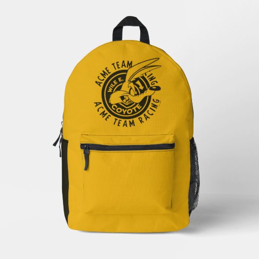 WILE E. COYOTE™ Acme Team Racing Bedruckter Rucksack (Vorderseite)