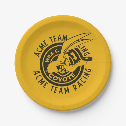 WILE E. COYOTE™ Acme Team Racing Pappteller (Vorderseite)