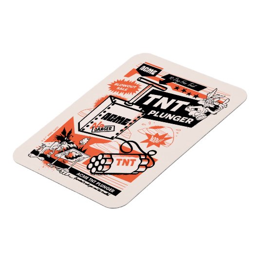 WILE E. COYOTE™ | ACME TNT Dynamite Plunger Magnet (Linke Seite)