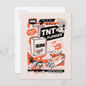 WILE E. COYOTE™ | ACME TNT Dynamite Plunger Postkarte (Vorne/Hinten)