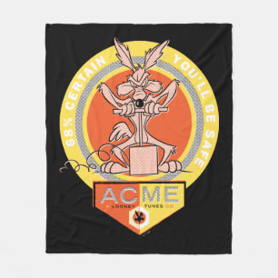 WILE E. COYOTE™ Acme - Zu 68% sicher, dass Sie unv Fleecedecke