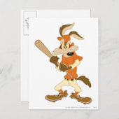 WILE E. COYOTE™ Batter ist auf Postkarte (Vorne/Hinten)