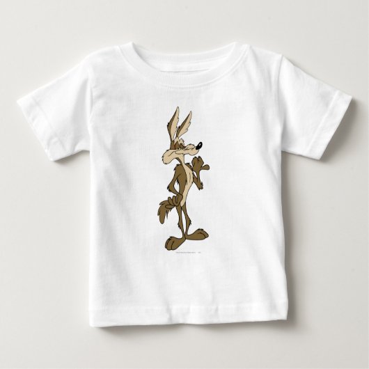WILE E. COYOTE™ Blickwinkel Baby T-shirt (Vorderseite)