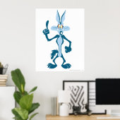 Wile E. Coyote Blue Aha! Poster (Heimbüro)