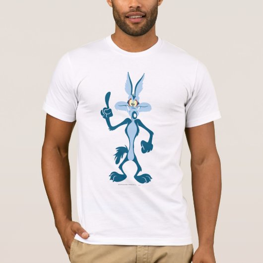WILE E. COYOTE™ Blue Aha! T-Shirt (Vorderseite)