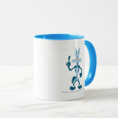 WILE E. COYOTE™ Blue Aha! Tasse (VorderseiteRechts)