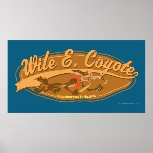 WILE E. COYOTE™ Carnivorous Vulgaris Poster (Vorne)