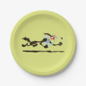 WILE E. COYOTE™ Chasing dinner Pappteller (Vorderseite)