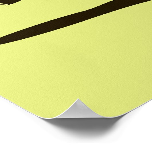 WILE E. COYOTE™ Chasing Dinner Poster (Ecke)