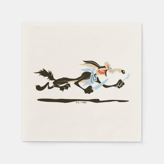 WILE E. COYOTE™ Chasing dinner Serviette (Vorderseite)