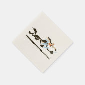 WILE E. COYOTE™ Chasing dinner Serviette (Ecke)