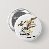 WILE E. COYOTE™ Crazy Driver Button (Vorne & Hinten)