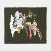 WILE E. COYOTE™ Crazy Driver Fleecedecke (Vorderseite (Horizontal))