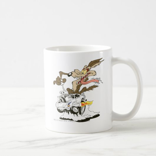 WILE E. COYOTE™ Crazy Driver Kaffeetasse (Rechts)