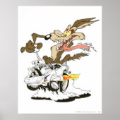 WILE E. COYOTE™ Crazy Driver Poster (Vorne)