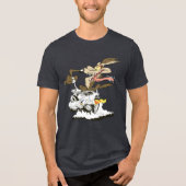 WILE E. COYOTE™ Crazy Driver Tri-Blend Shirt (Vorderseite)