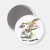 Wile E. Coyote Crazy Glance Magnet (Vorderseite/Rückseite)