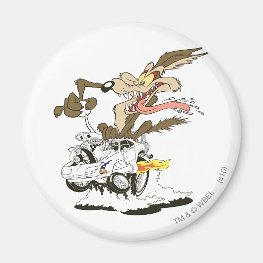 Wile E. Coyote Crazy Glance Magnet (Vorne)