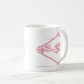 WILE E. COYOTE™ Distressed Archery Kaffeetasse (VorderseiteRechts)