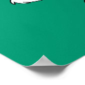 Wile E. Coyote Dive Bomb Poster (Ecke)