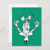 Wile E. Coyote Dive Bomb Postkarte (Vorne/Hinten)