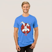 WILE E. COYOTE™ Dotty-Symbol Tri-Blend Shirt (Vorderseite voll)