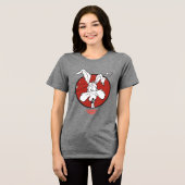 WILE E. COYOTE™ Dotty-Symbol Tri-Blend Shirt (Vorderseite voll)