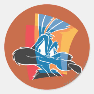 WILE E. COYOTE™ Expressive 22 Runder Aufkleber