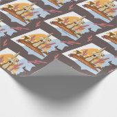 Wile E. Coyote (Fleisch fressend ernsthaft) Geschenkpapier (Ecke)