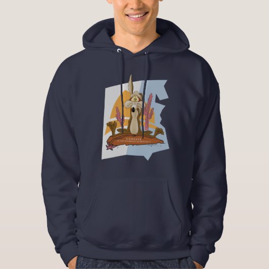 WILE E. COYOTE™ (Fleischfresser ernsthaft) Hoodie (Vorderseite)