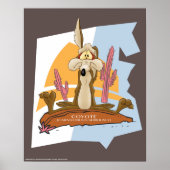 Wile E. Coyote (Fleischfresser ernsthaft) Poster (Vorne)