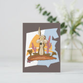 WILE E. COYOTE™ (Fleischfresser ernsthaft) Postkarte (Stehend Vorderseite)