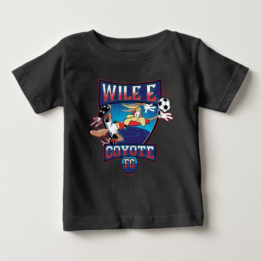 WILE E. COYOTE™ Football Club Badge Baby T-shirt (Vorderseite)