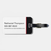 WILE E. COYOTE™ Football Club Badge Gepäckanhänger (Rückseite horizontal)