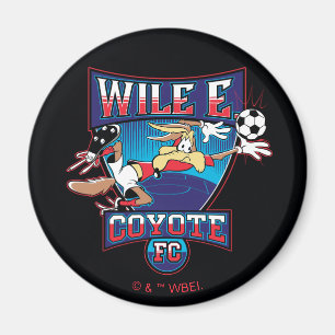 WILE E. COYOTE™ Fußballverein-Abzeichen Magnet