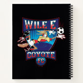 WILE E. COYOTE™ Fußballverein-Abzeichen Notizblock (Rückseite)
