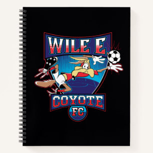 WILE E. COYOTE™ Fußballverein-Emblem Notizblock